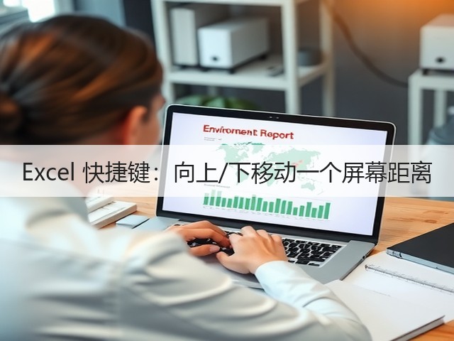 Excel 快捷键:向上/下移动一个屏幕距离(图3) Excel 快捷键:向上/下移动一个屏幕距离(图3)