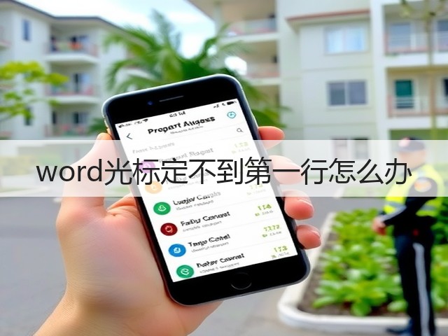 word光标定不到第一行怎么办(图3) word光标定不到第一行怎么办(图3)