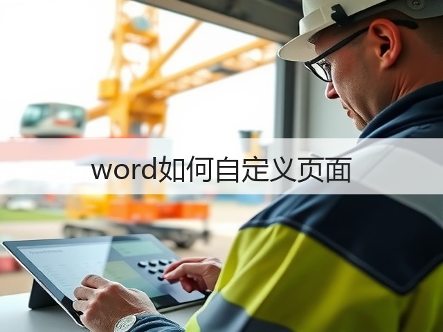 word如何自定义页面(图1) word如何自定义页面(图1)