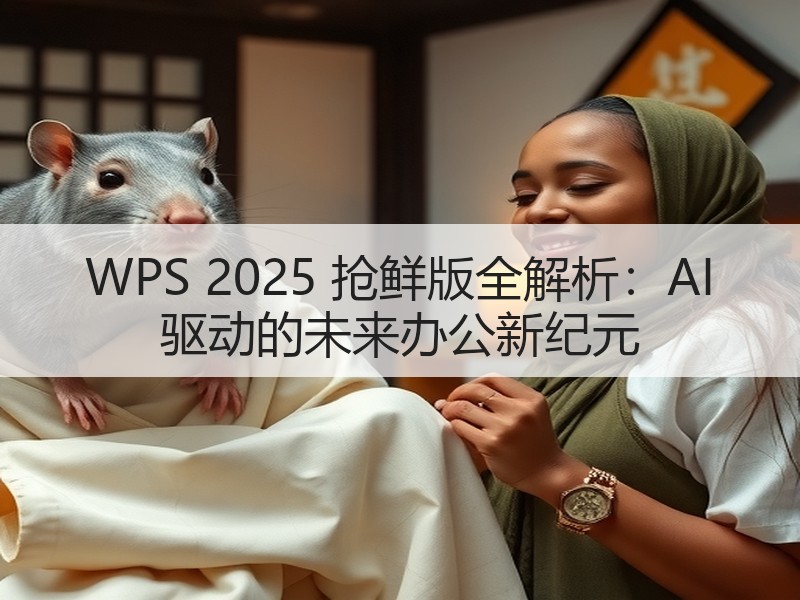 WPS 2025 抢鲜版全解析：AI 驱动的未来办公新纪元 - 诺云壹观办公网