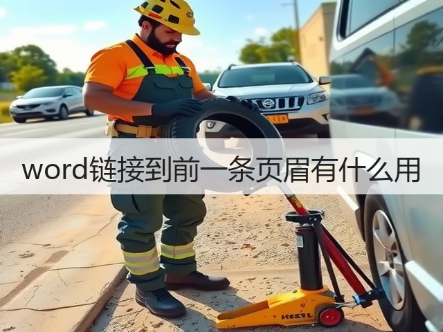 word链接到前一条页眉有什么用(图1) word链接到前一条页眉有什么用(图1)