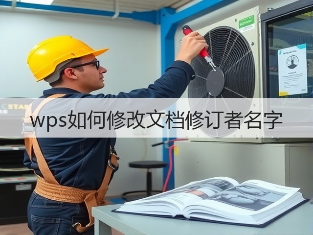 wps如何修改文档修订者名字(图2)