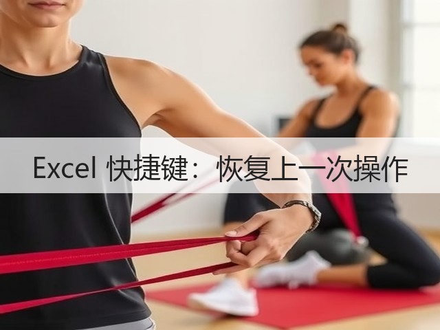 Excel 快捷键：恢复上一次操作(图3)