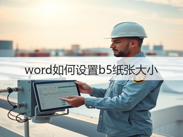 word如何设置b5纸张大小(图1) word如何设置b5纸张大小(图1)