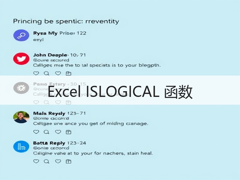 Excel ISLOGICAL 函数 - 诺云壹观办公网