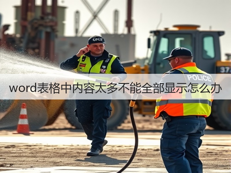 word表格中内容太多不能全部显示怎么办 - 诺云壹观办公网
