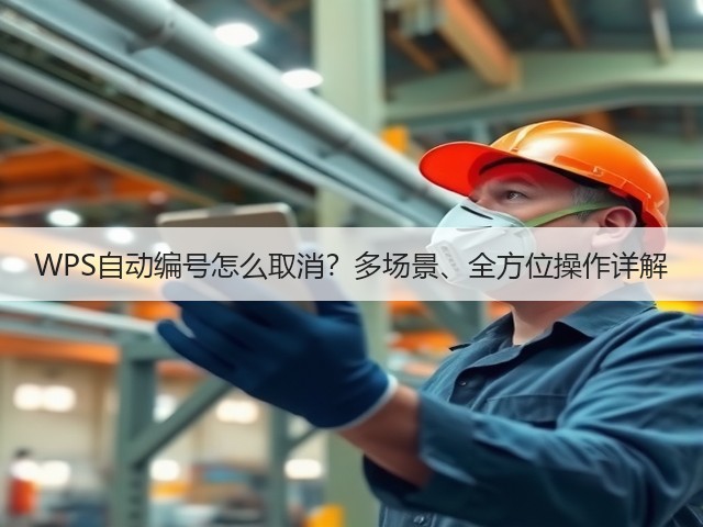 WPS自动编号怎么取消？多场景、全方位操作详解(图2)