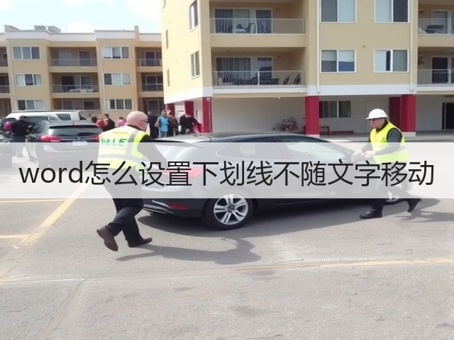 word怎么设置下划线不随文字移动(图2) word怎么设置下划线不随文字移动(图2)