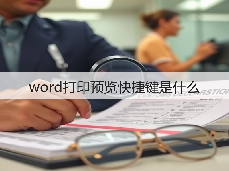 word打印预览快捷键是什么 - 诺云壹观办公网