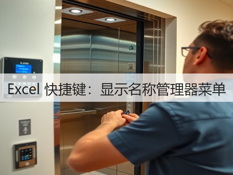 Excel 快捷键：显示名称管理器菜单 - 诺云壹观办公网