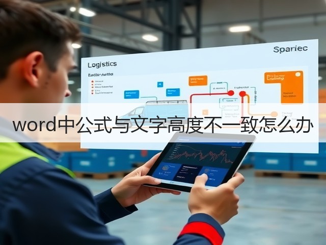 word中公式与文字高度不一致怎么办(图2) word中公式与文字高度不一致怎么办(图2)