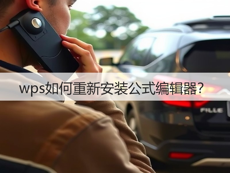 wps如何重新安装公式编辑器？ - 诺云壹观办公网