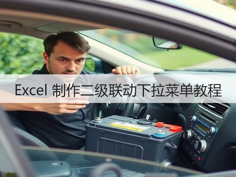 Excel 制作二级联动下拉菜单教程