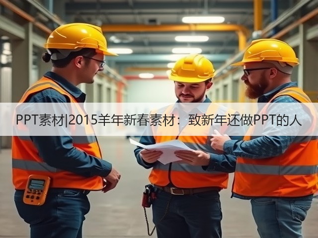 PPT素材|2015羊年新春素材:致新年还做PPT的人(图1) PPT素材|2015羊年新春素材:致新年还做PPT的人(图1)