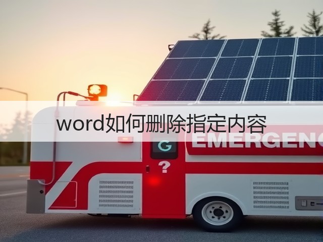word如何删除指定内容(图3) word如何删除指定内容(图3)