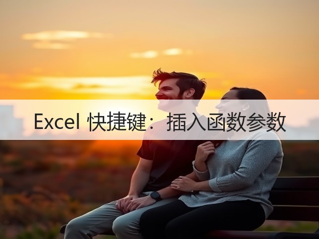 Excel 快捷键：插入函数参数(图3)