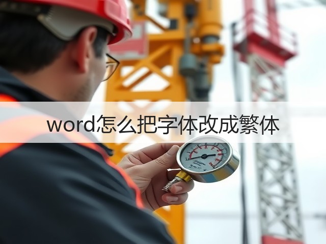 word怎么把字体改成繁体(图3) word怎么把字体改成繁体(图3)