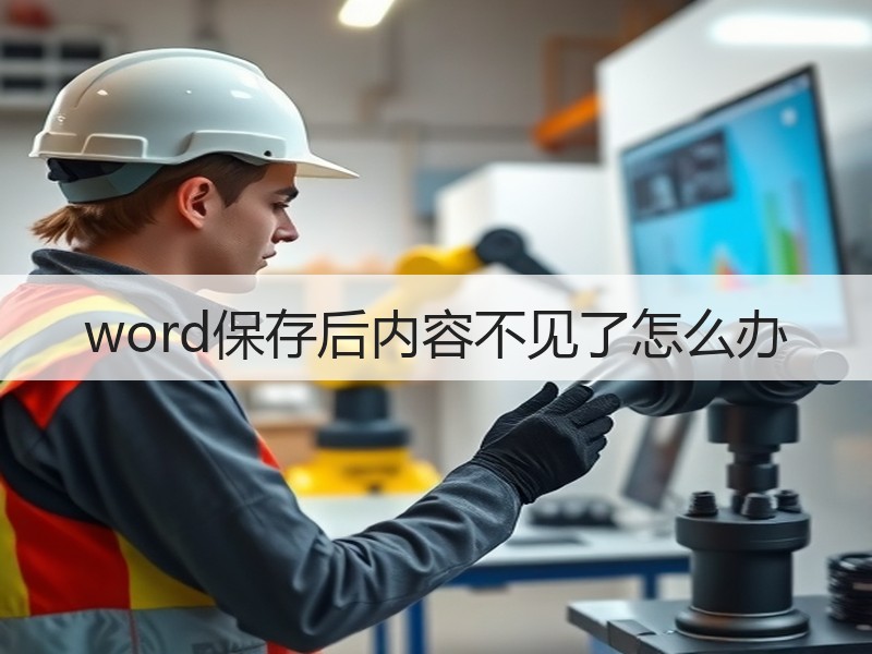 word保存后内容不见了怎么办 - 诺云壹观办公网