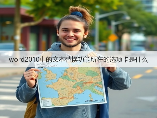 word2010中的文本替换功能所在的选项卡是什么(图3) word2010中的文本替换功能所在的选项卡是什么(图3)