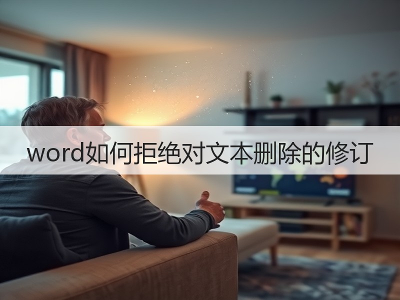 word如何拒绝对文本删除的修订 - 诺云壹观办公网