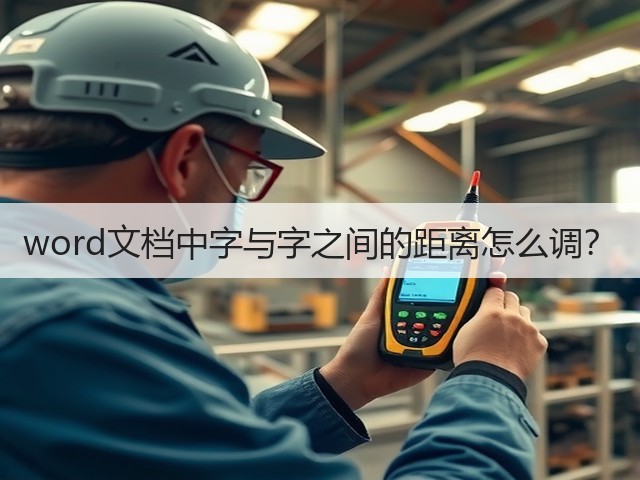 word文档中字与字之间的距离怎么调？(图3)