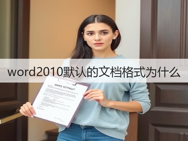 word2010默认的文档格式为什么(图2)