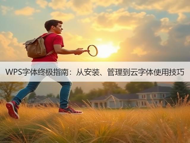 WPS字体终极指南:从安装、管理到云字体使用技巧(图1) WPS字体终极指南:从安装、管理到云字体使用技巧(图1)