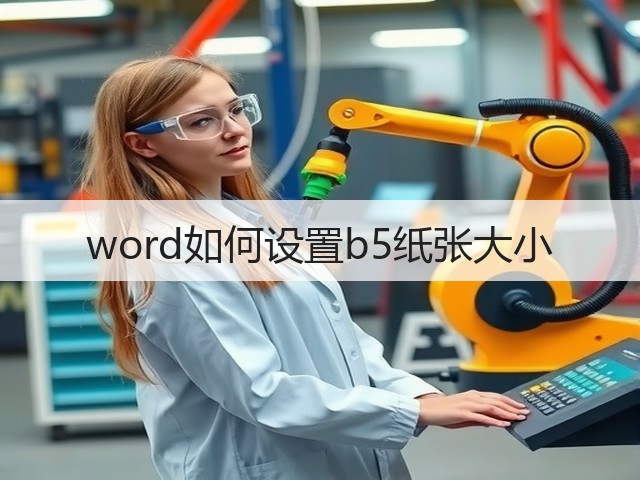 word如何设置b5纸张大小(图2) word如何设置b5纸张大小(图2)