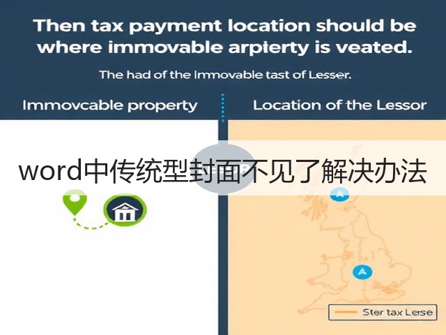 word中传统型封面不见了解决办法(图2)