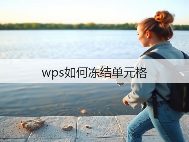 wps如何冻结单元格(图2) wps如何冻结单元格(图2)