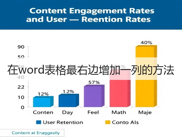 在word表格最右边增加一列的方法(图1) 在word表格最右边增加一列的方法(图1)