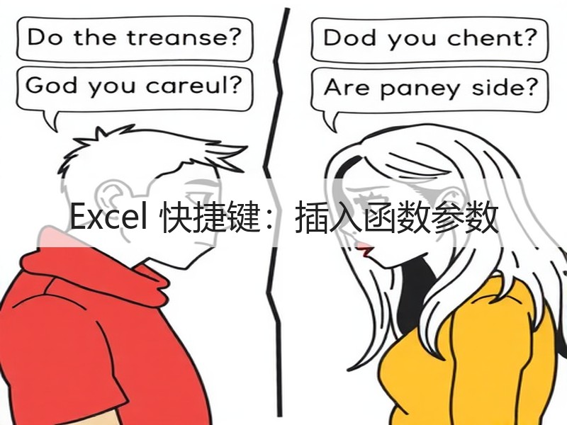 Excel 快捷键：插入函数参数 - 诺云壹观办公网