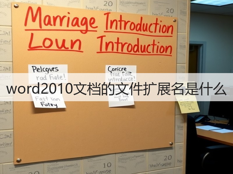 word2010文档的文件扩展名是什么 - 诺云壹观办公网