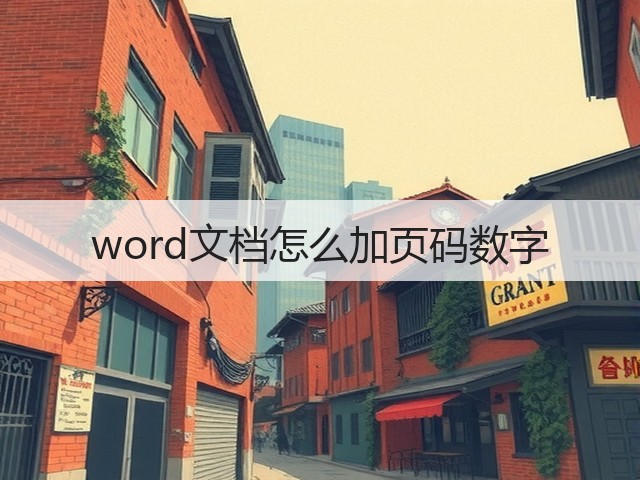 word文档怎么加页码数字(图2)