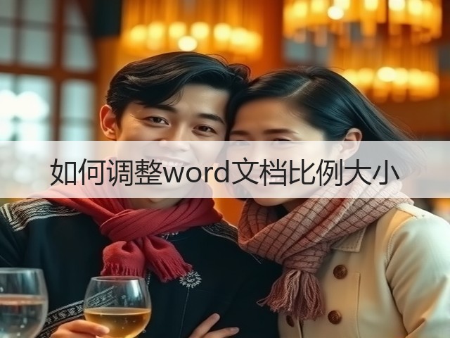 如何调整word文档比例大小(图1)