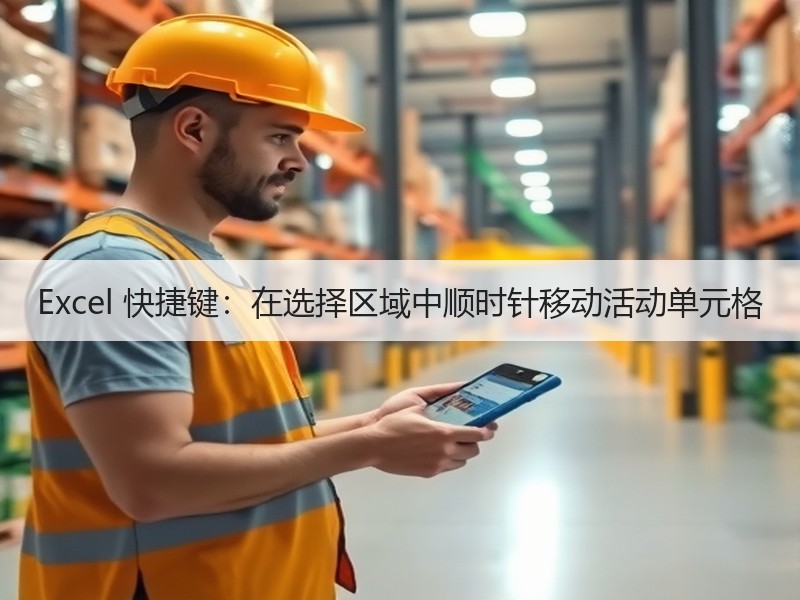 Excel 快捷键：在选择区域中顺时针移动活动单元格 - 诺云壹观办公网
