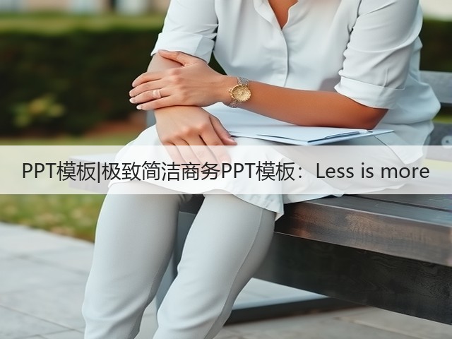 PPT模板|极致简洁商务PPT模板:Less is more(图2) PPT模板|极致简洁商务PPT模板:Less is more(图2)