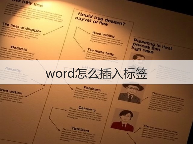word怎么插入标签(图2) word怎么插入标签(图2)