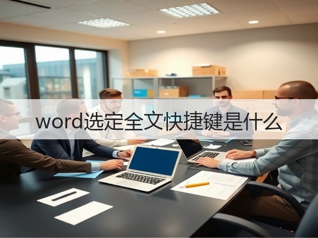 word选定全文快捷键是什么(图1) word选定全文快捷键是什么(图1)