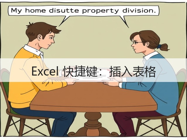 Excel 快捷键：插入表格(图3)