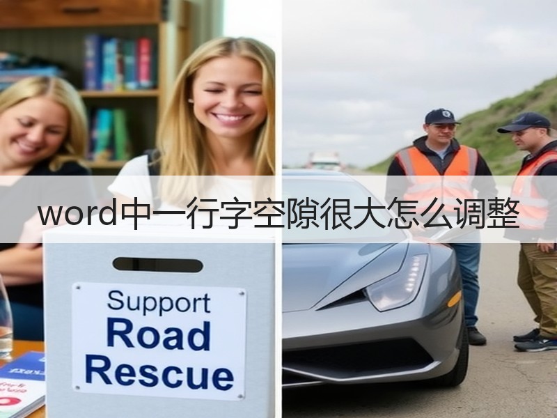 word中一行字空隙很大怎么调整 - 诺云壹观办公网