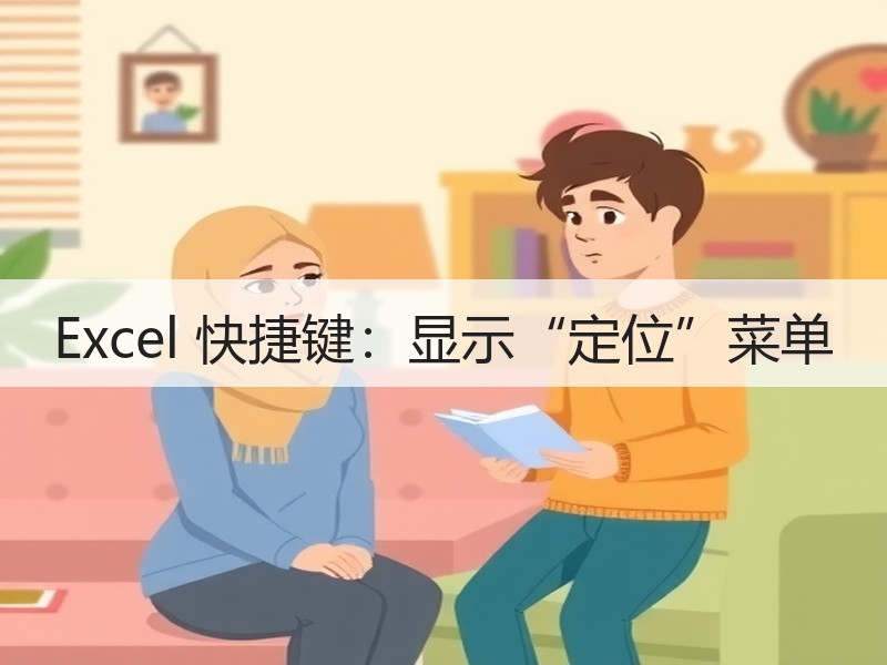 Excel 快捷键：显示“定位”菜单 - 诺云壹观办公网