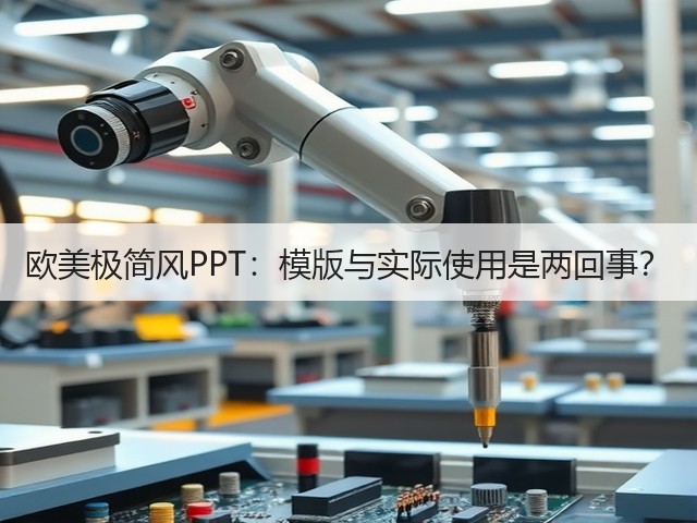 欧美极简风PPT:模版与实际使用是两回事?(图1) 欧美极简风PPT:模版与实际使用是两回事?(图1)