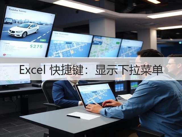 Excel 快捷键:显示下拉菜单(图2) Excel 快捷键:显示下拉菜单(图2)