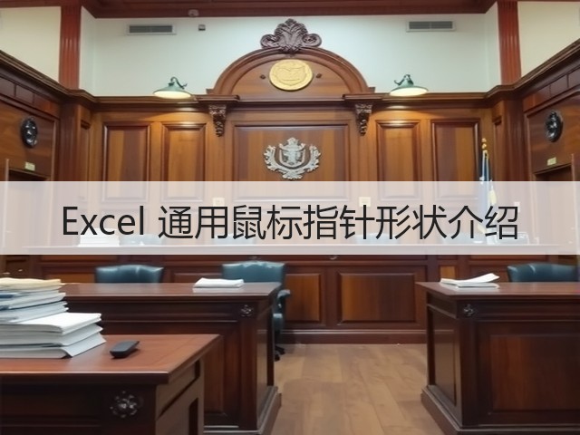 Excel 通用鼠标指针形状介绍(图3) Excel 通用鼠标指针形状介绍(图3)