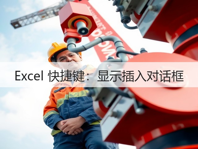 Excel 快捷键：显示插入对话框(图1)