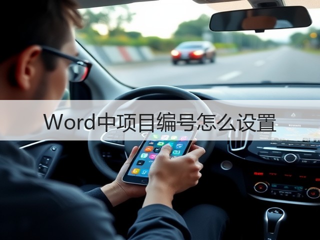 Word中项目编号怎么设置(图1) Word中项目编号怎么设置(图1)