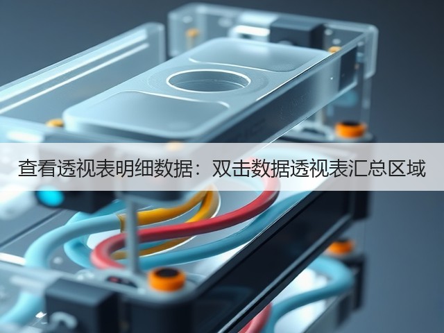 查看透视表明细数据:双击数据透视表汇总区域(图2) 查看透视表明细数据:双击数据透视表汇总区域(图2)