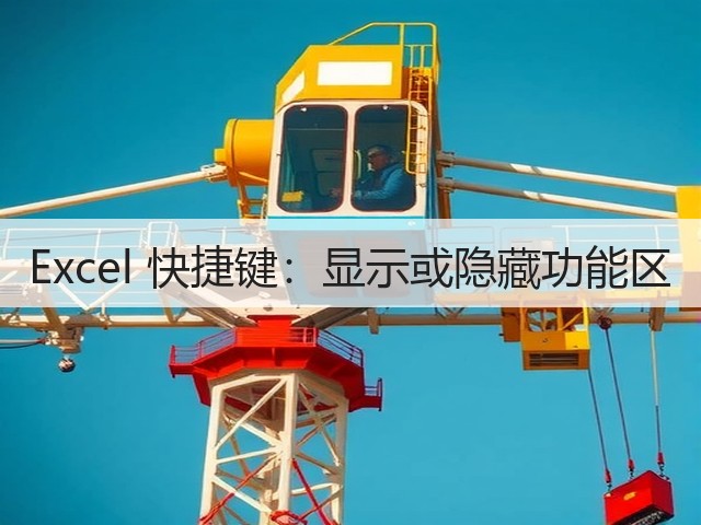 Excel 快捷键:显示或隐藏功能区(图1) Excel 快捷键:显示或隐藏功能区(图1)