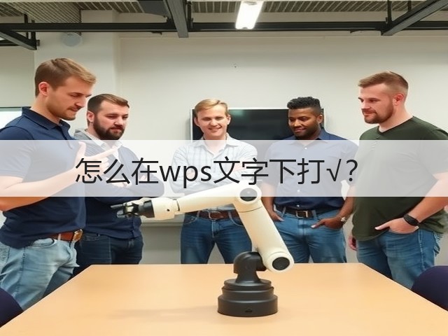 怎么在wps文字下打√?(图2) 怎么在wps文字下打√?(图2)